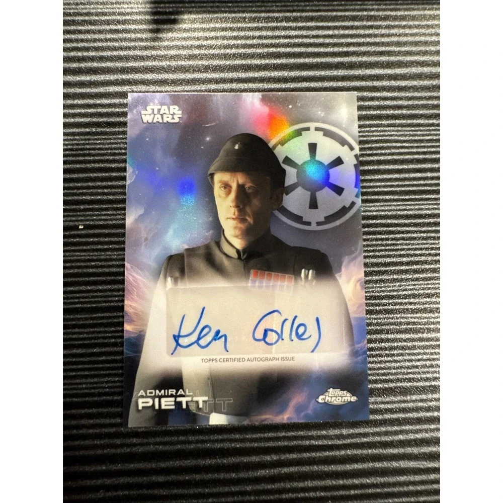 2025 Topps Chrome Star Wars Kenneth Colley Admiral Piett Auto #A-KC